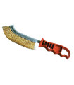 Brosse convexe fils laitonnés