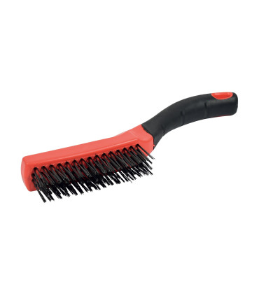 Brosse droite métallique fils acier carbone