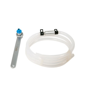 Clé pour purge de freins avec tuyau 7mm