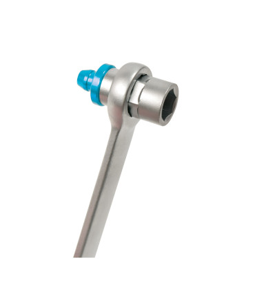 Clé pour purge de freins avec tuyau 7mm