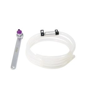 Clé pour purge de freins avec tuyau 9mm