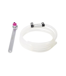 Clé pour purge de freins avec tuyau 11mm