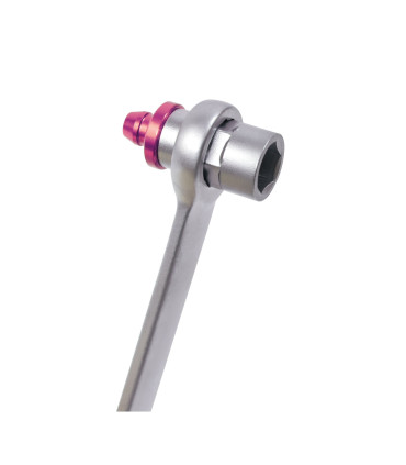 Clé pour purge de freins avec tuyau 11mm