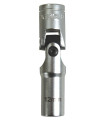 Douille bougie cardan 12 pans carré 3/8 12mm
