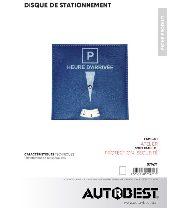 Disque de stationnement