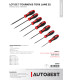 Lot de 7 tournevis Torx Lame S2