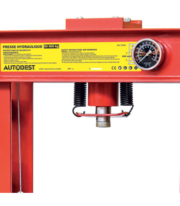 Presse hydro-pneumatique 50 tonnes