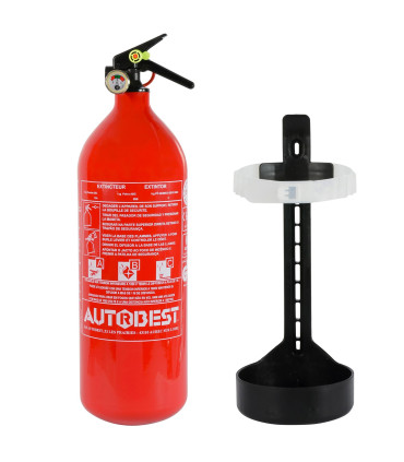 Extincteur 1kg classe ABC avec manomètre