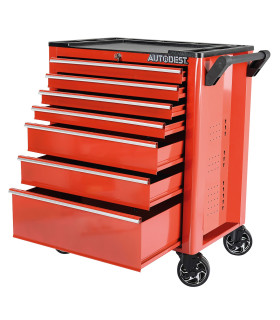 Servante atelier à roulettes acier 7 tiroirs