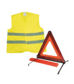Lot gilet jaune triangle