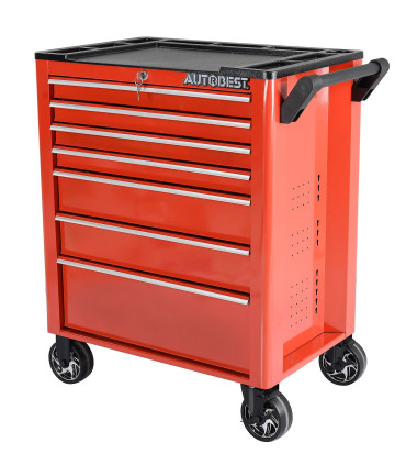 Servante atelier à roulettes acier 7 tiroirs