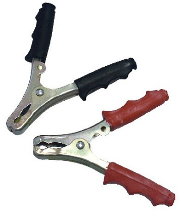 Lot 2 pinces rouge et noire pour chargeur 60A