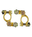 Lot 2 cosses laiton pour batterie