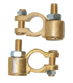 Lot 2 cosses bronze pour batterie diesel