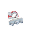 Cosse batt. multi-connexion dble positif rouge