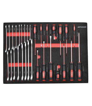 Servante pro 6 tiroirs complète 170 outils