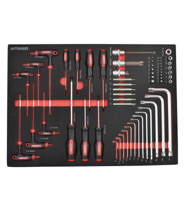 Servante pro 6 tiroirs complète 170 outils