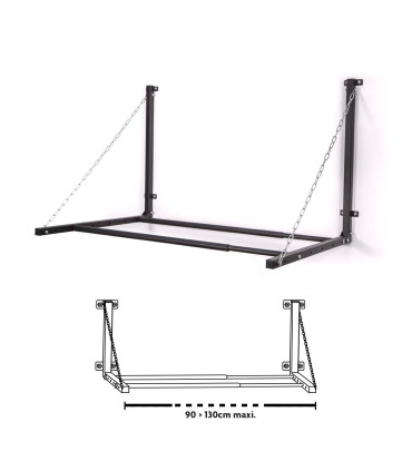 Support mural pour pneus