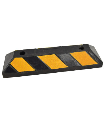 Butée de parking caoutchouc 55x15x10 mm