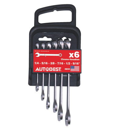 Jeu de 6 clés mixtes inch petites tailles