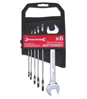 Jeu de 6 clés fourches