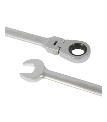 Jeu de 7 clés mixtes à cliquet têtes articulées