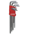 Étui de 9 clés Torx S mâles